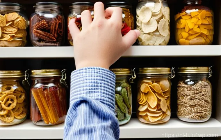 효율적인 건조 식품 제조를 위한 팁 - **Prompt:** A close-up view inside a humming food dehydrator or a slightly ajar oven set to a low te...